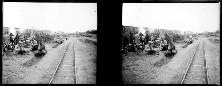 Cuperly. Gare d'évacuation - Fonds Berthelé - 49Fi526