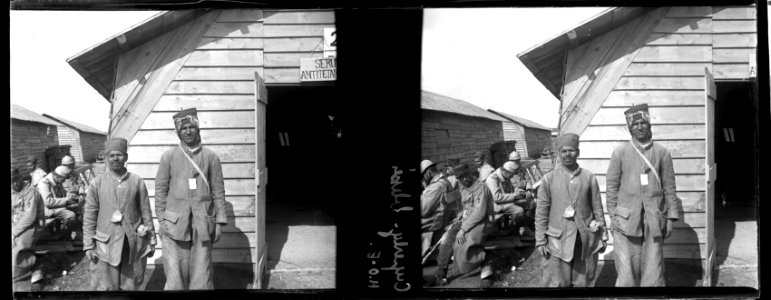 Cuperly. HOE (hôpital d'évacuation). Blessés - Fonds Berthelé - 49Fi509