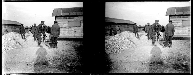 Cuperly. Prisonniers all. (allemands) - Fonds Berthelé - 49Fi625