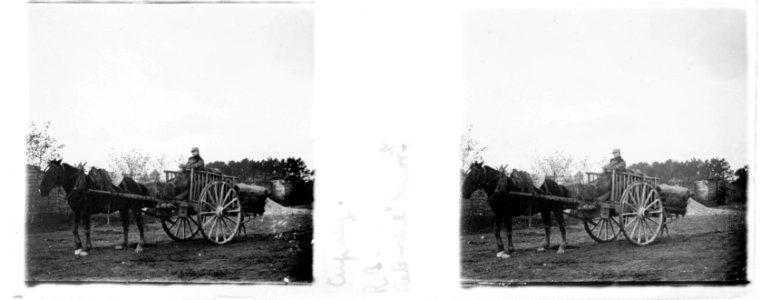 Cuperly. R.B. Retour de l'approvisionnement - Fonds Berthelé - 49Fi783