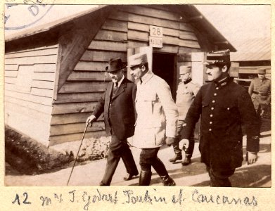 Cuperly. Msieurs J. Godard Foutrin^ et Caucanas. - Fonds Berthelé - 49Fi1876-12