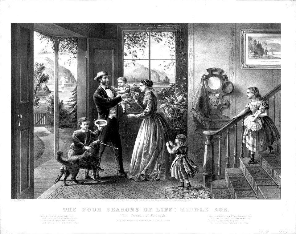 Currier and Ives - The Four Seasons of Life - Middle Age
