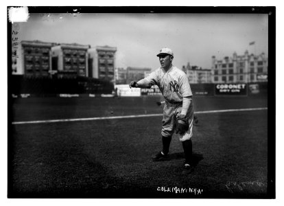 Curt Coleman, New York AL, at Hilltop Park, NY (baseball) LCCN2014691977 photo