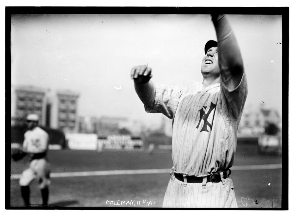 Curt Coleman, New York AL, at Hilltop Park, NY (baseball) LCCN2014690737