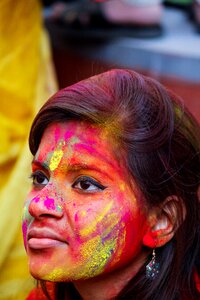 People festival indian girl