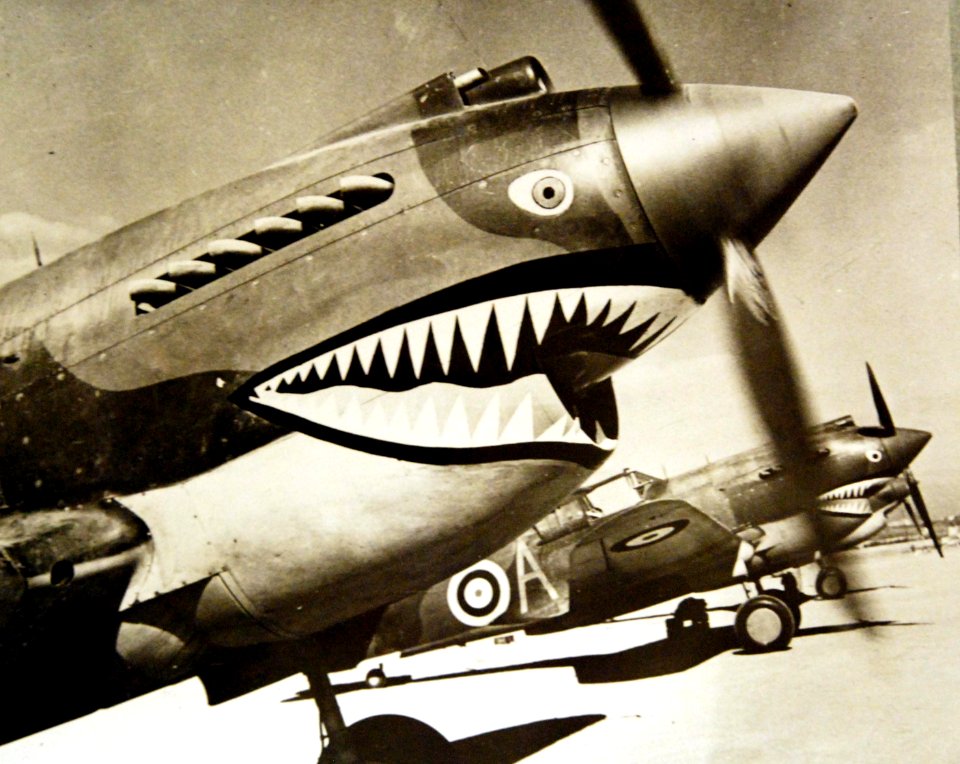 Curtiss P-40 Tomahawk airplanes, North African Campaign, WWII (37095900972)