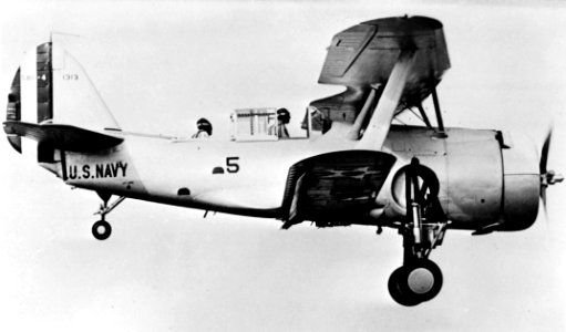 Curtiss SBC-4 with extended landing gear