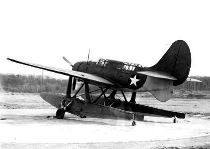 Curtiss XSB2C-2 floatplane prototype in 1942