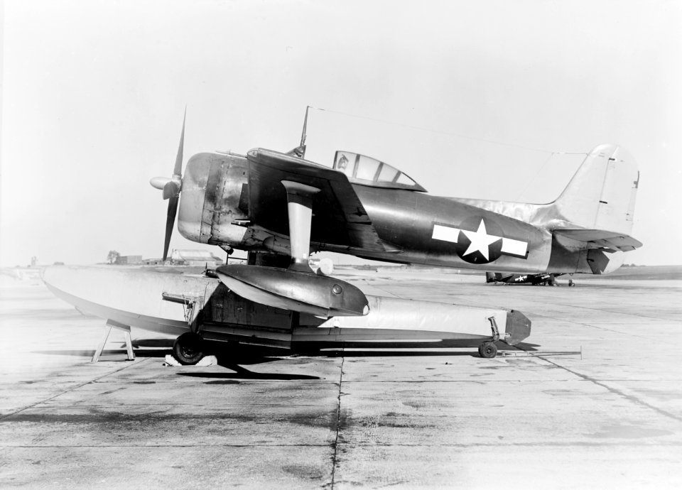 Curtiss XSC-1 Seahawk at NAS Patuxent River in October 1945