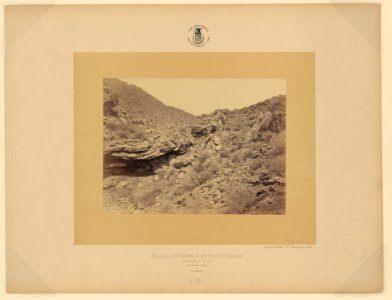 Curved strata W. Humboldt Mts. - T. H. O'Sullivan, phot. LCCN2006683867