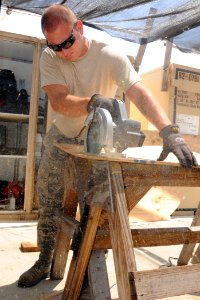 Cutting plywood DVIDS268207