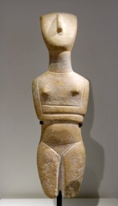 Cycladic figurine Goulandris Master expo Eclectique