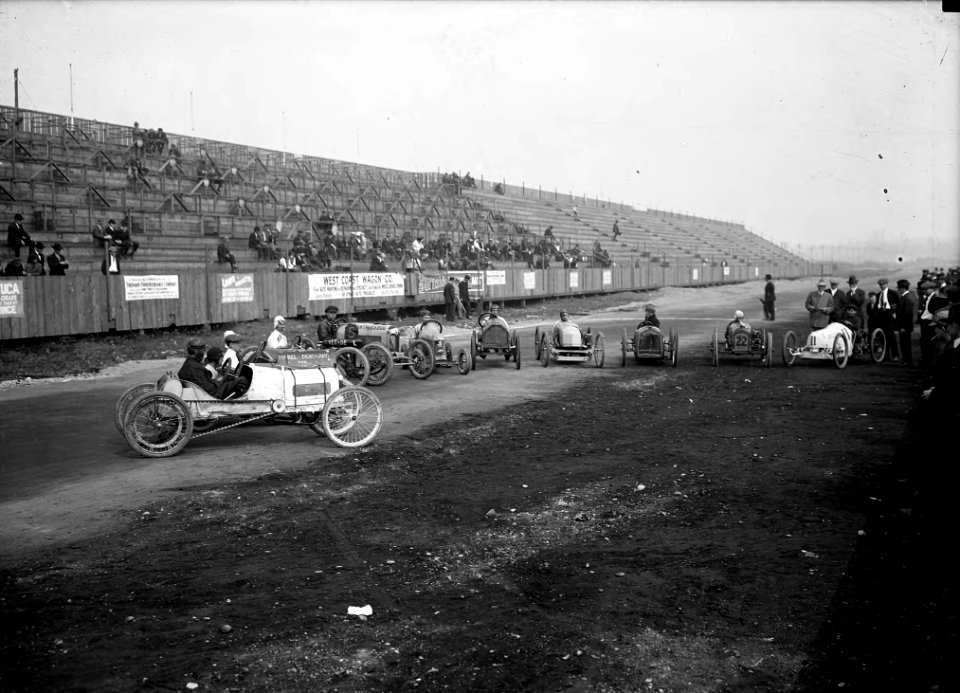 Cycle cars Tacoma Speedway Labor Day 1914 Boland SPEEDWAY056