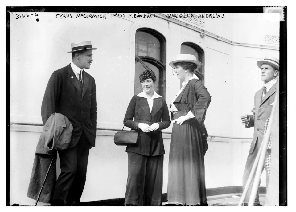 Cyrus McCormick - Miss P. Dowdall, Marcella Andrews LCCN2014696853