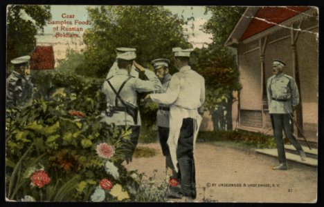 Czar samples food of Russian soldiers LCCN2012648262 photo