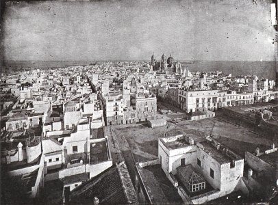 Cádiz desde la torre Tavira (Juan Laurent)