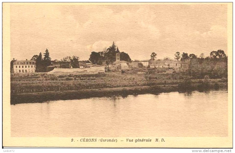 Cérons - vue générale