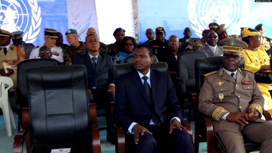 Cérémonie au camp Mpoko 2014 3