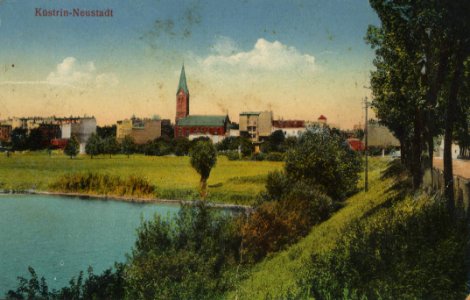 Cüstrin N. M., Ostbrandenburg - Stadtansicht (Zeno Ansichtskarten)