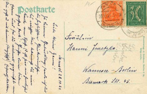 Cüstrin N. M., Ostbrandenburg - Stadtansicht (back) (Zeno Ansichtskarten)