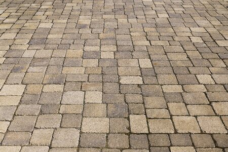 Concrete blocks composite stones paved