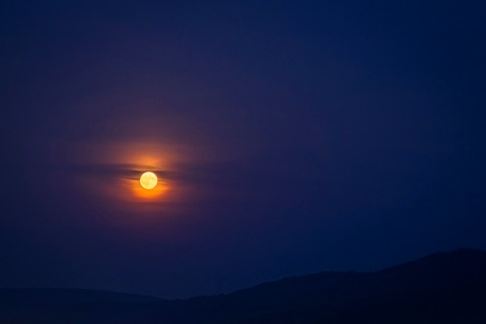 Cloud moon bright