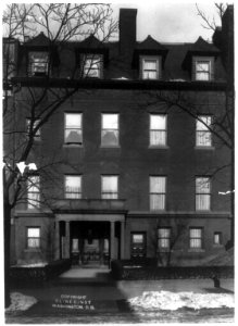 D.C. Washington - 1717 Rhode Island Ave., N.W., residence of Chief Justice White LCCN2002715171