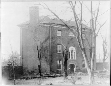 D.C. Washington. Octagon House. 1913. Exterior. Rear view LCCN2005681043