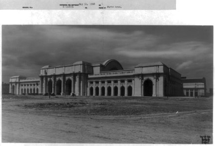 D.C. Washington. Union Station. 1908. Exterior LCCN2005693079
