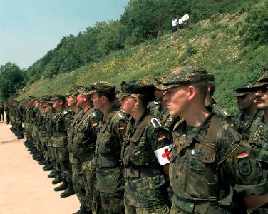 DA-SD-03-00283 German Engineers (IFOR) in Bosnia near Gorazde as part of Operation Joint Endeavor