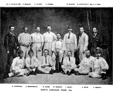 Daft's Canadian Team 1879