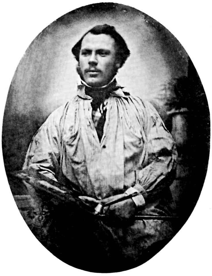 Daguerre, Louis Jacques Mandé - Ein Künstler, vielleicht Charles Arrowsmith (Zeno Fotografie)