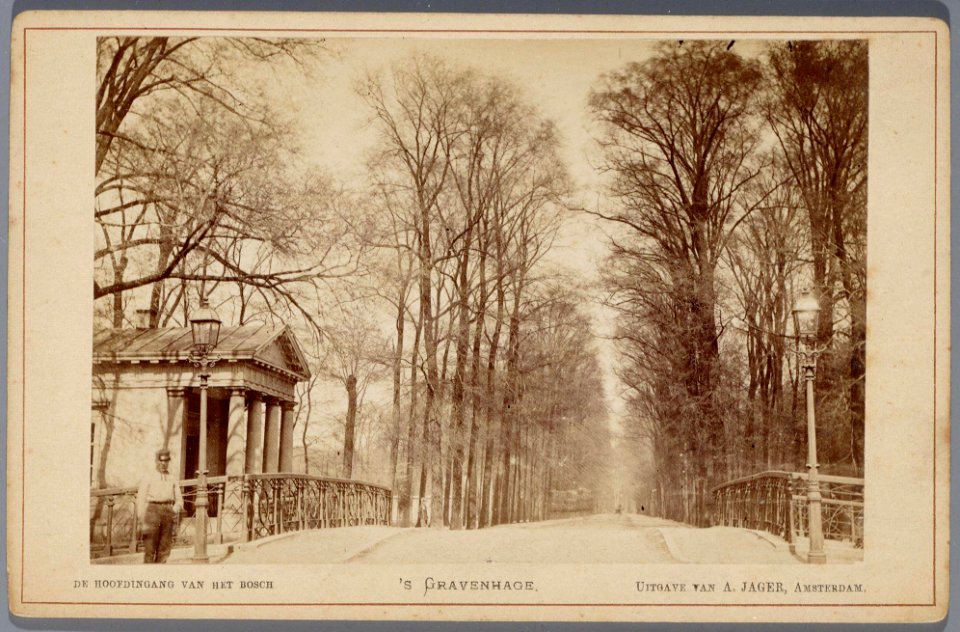 De hoofdingang van het Bosch in Den Haag