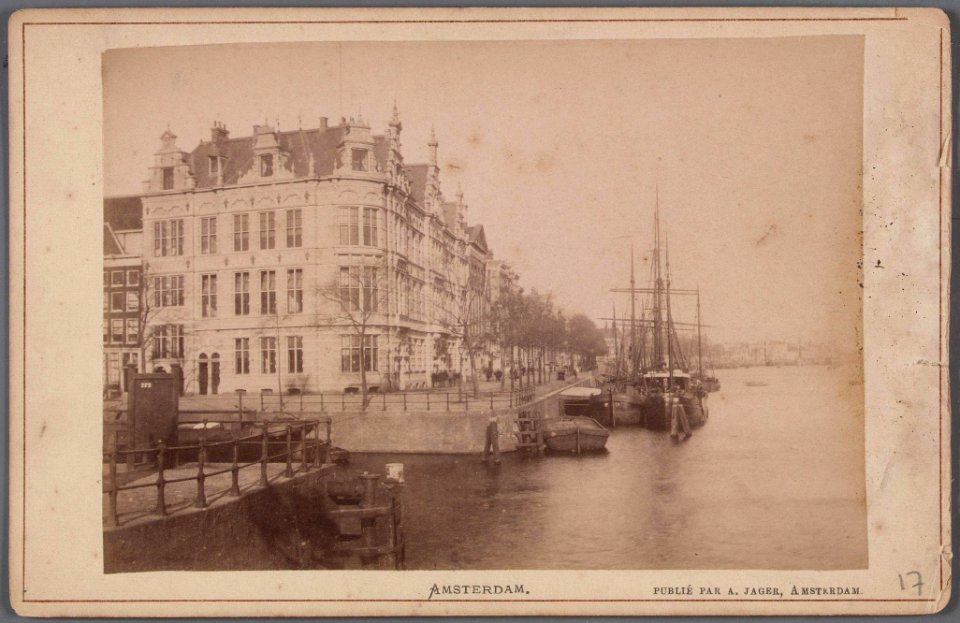 De IJgracht (Prins Hendrikkade) bij de Schippersgracht-001