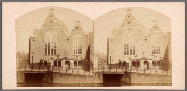 De Luthersche Oude Kerk op het Spui te Amsterdam