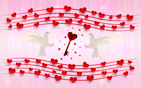 Heart romance valentine