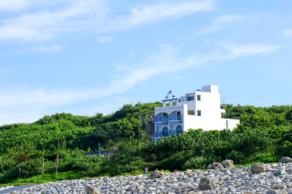 White design building