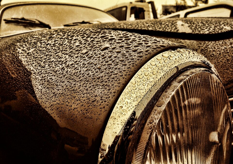 Chrome retro rain