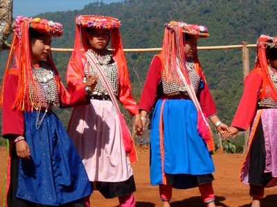 Traditional people ethnic