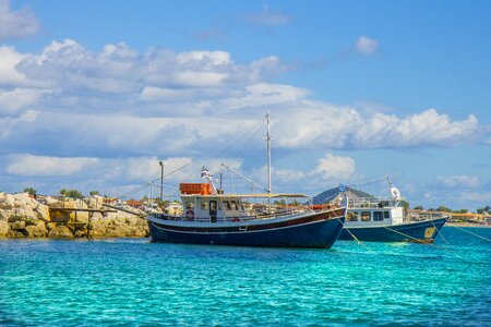 Travel greenish blue ocean