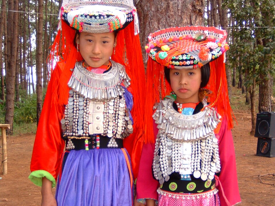Traditional ethnic women
