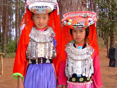 Traditional ethnic women