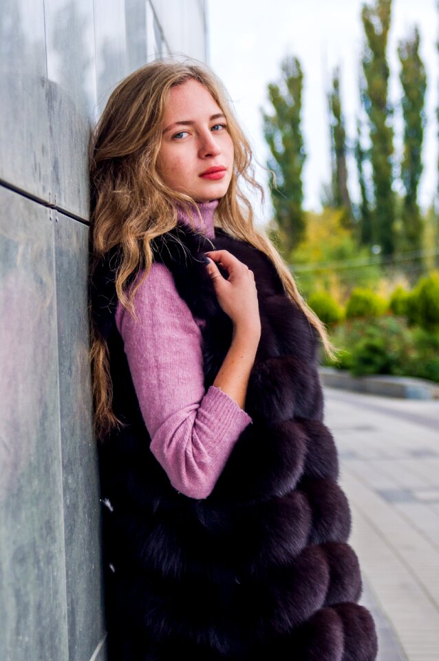 Model vest fashion