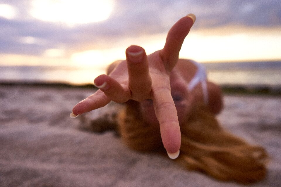 Beach sand vacation