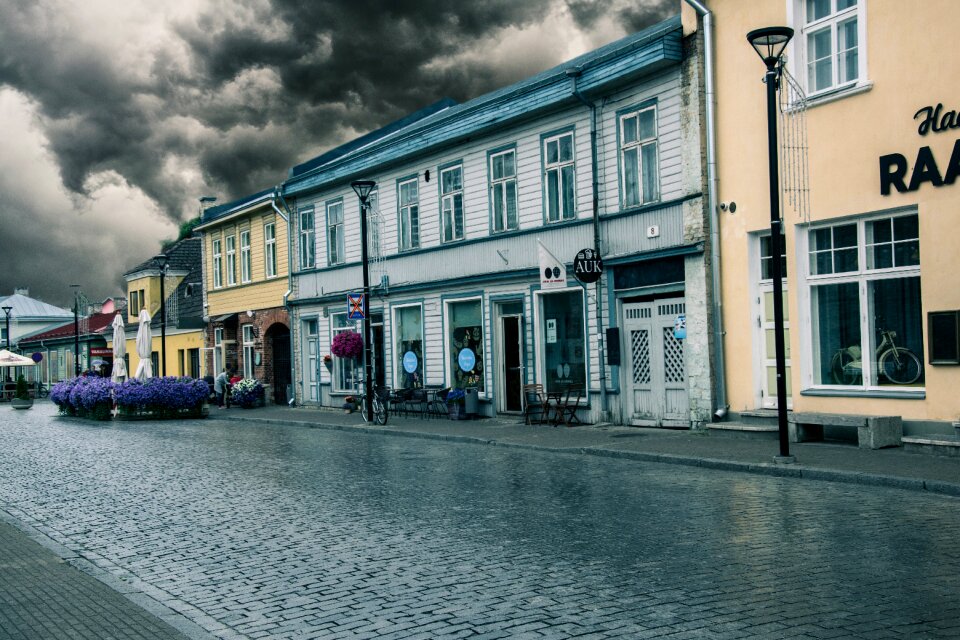Town sky urban