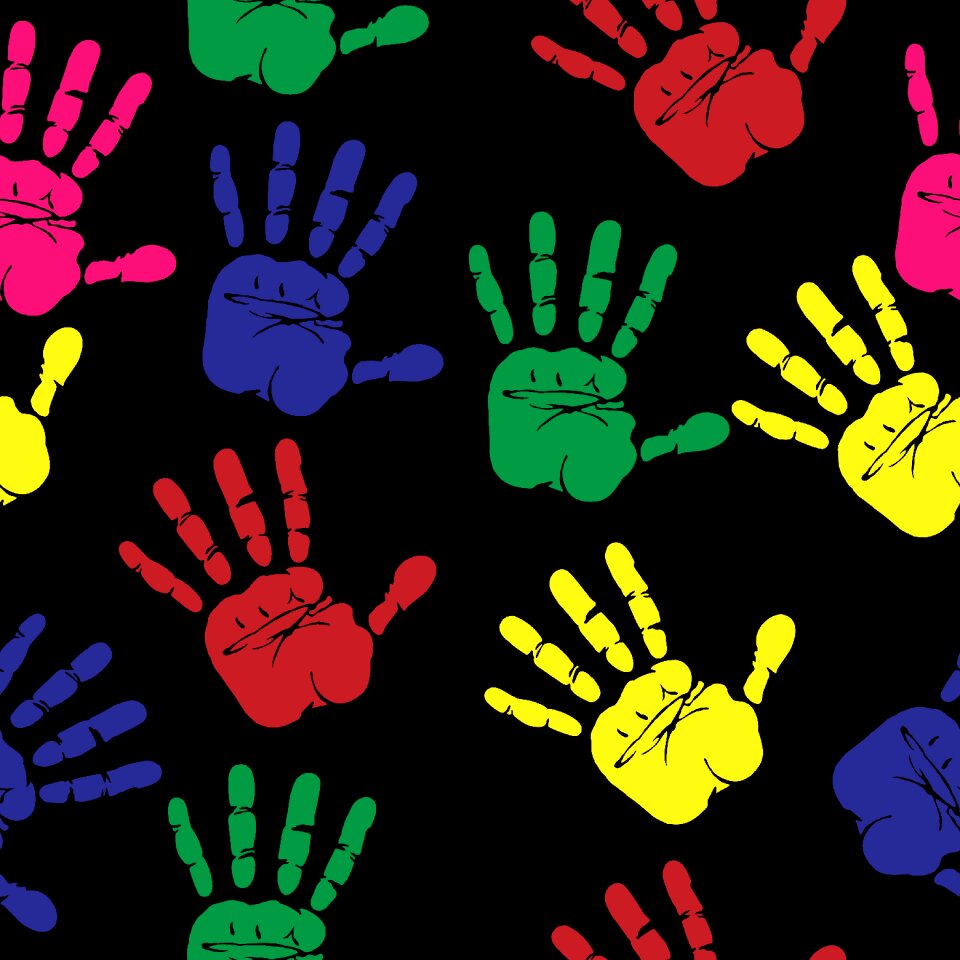 Colorful print human