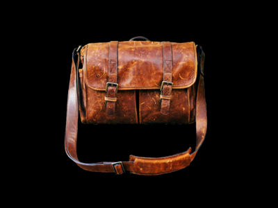 Handbag leather leather strap photo