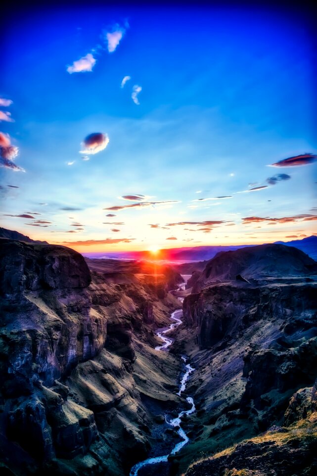 Stream river canyon