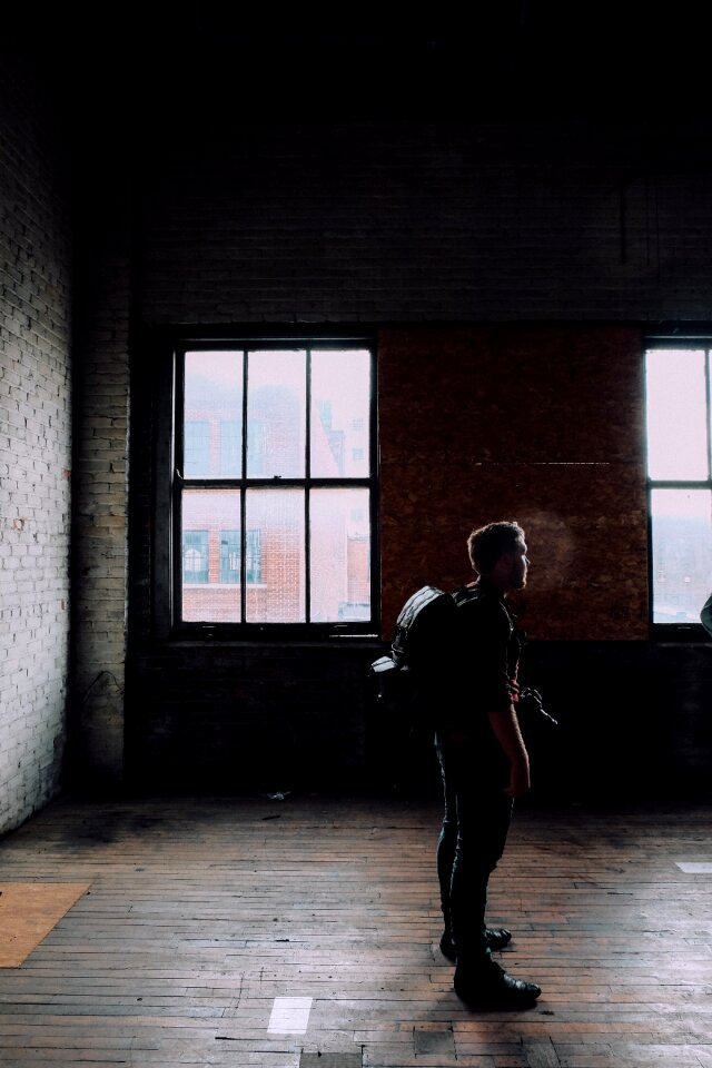 Wall window people