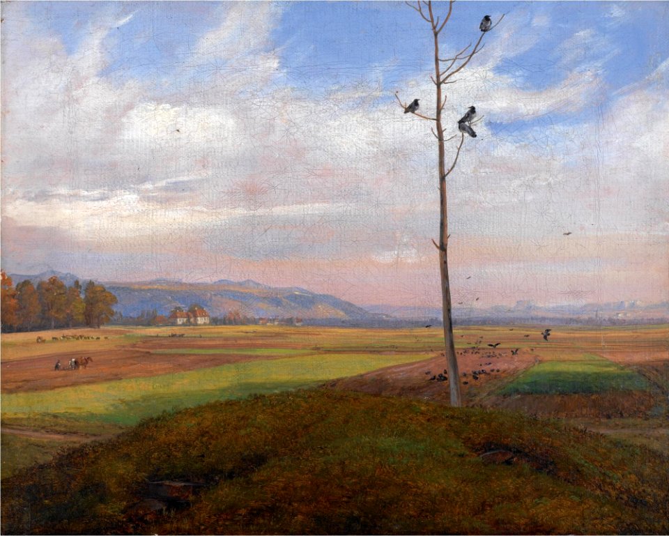 Johan Christian Claussen Dahl - Parti ved Dresden